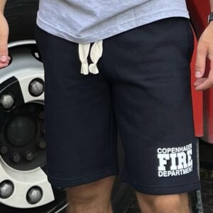 Shorts Navy med hvid print